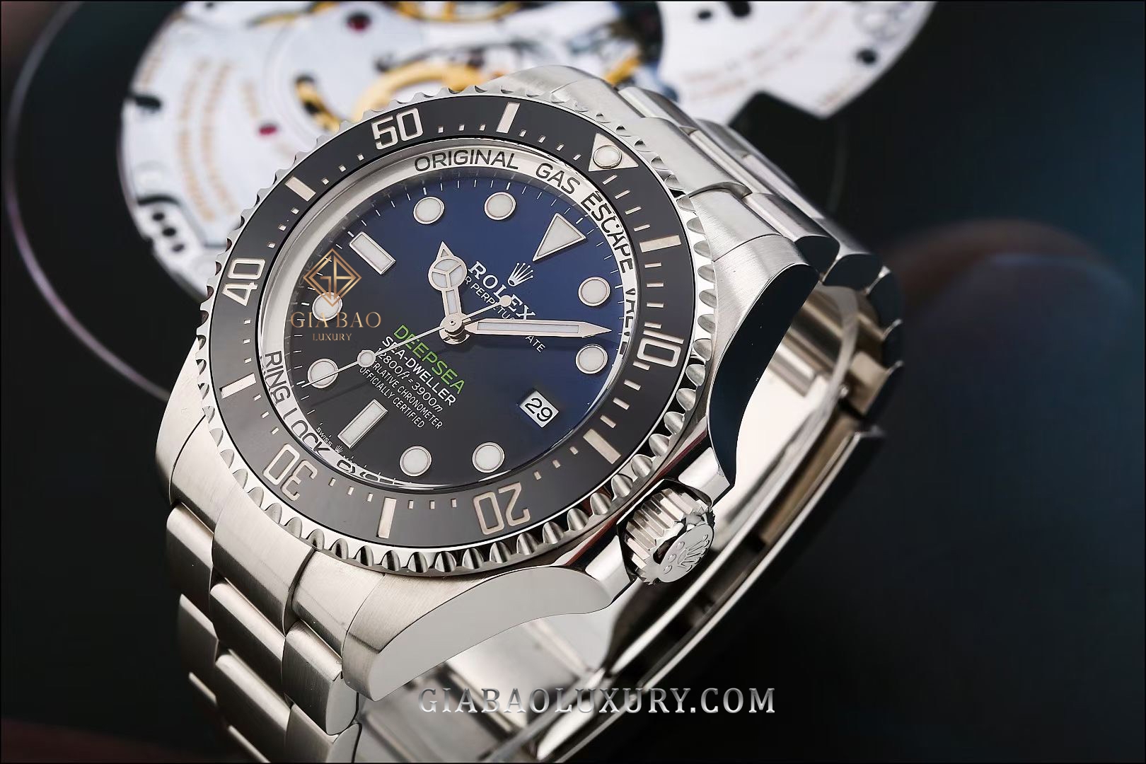 Đồng Hồ Rolex Deepsea 126660 Mặt Số D-Blue