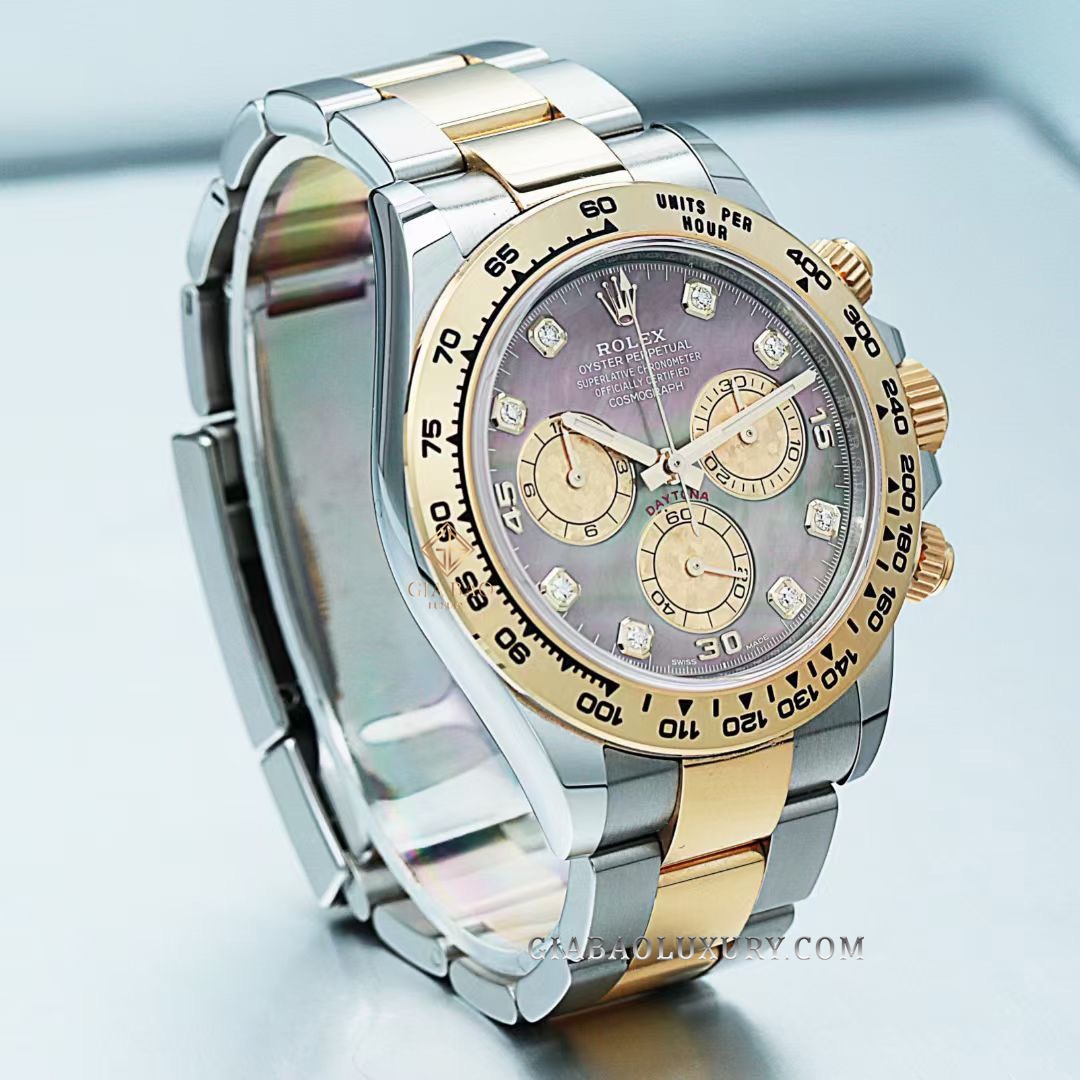 Đồng Hồ Rolex Cosmograph Daytona 116503 Mặt Số Xà Cừ Tím