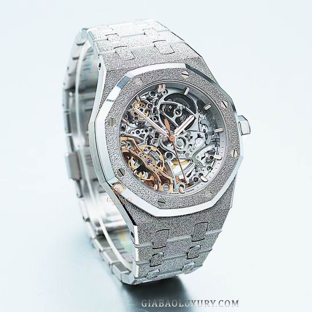 Đồng Hồ Audemars Piguet Royal Oak Double Balance Wheel Openworked 15466BC.GG.1259BC.01