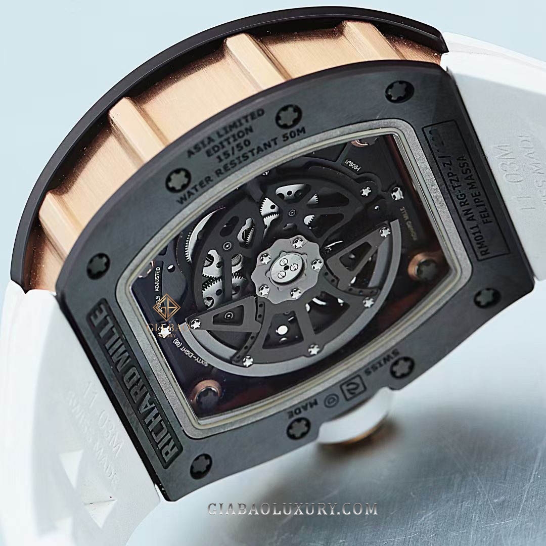 Đồng Hồ Richard Mille RM 011 Flyback Chronograph Brown Ceramic 