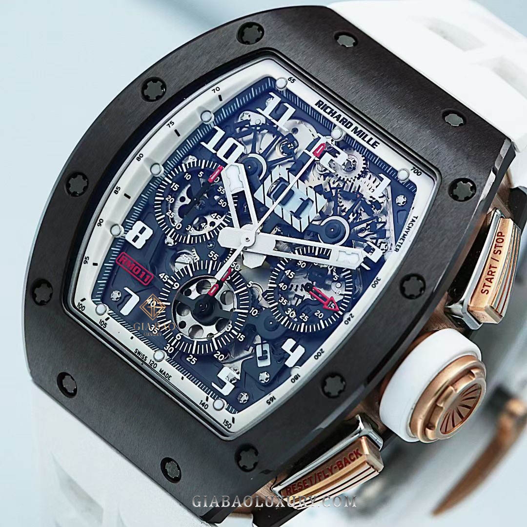 Đồng Hồ Richard Mille RM 011 Flyback Chronograph Brown Ceramic 