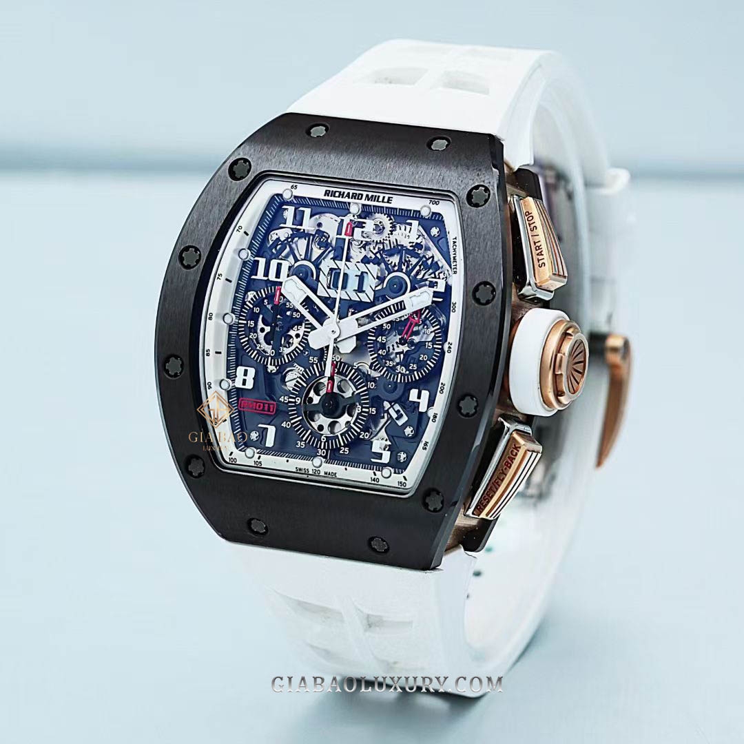 Đồng Hồ Richard Mille RM 011 Flyback Chronograph Brown Ceramic 