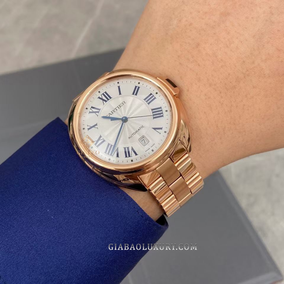 Đồng Hồ Cartier Cle Silvered Flinque WGCL0002