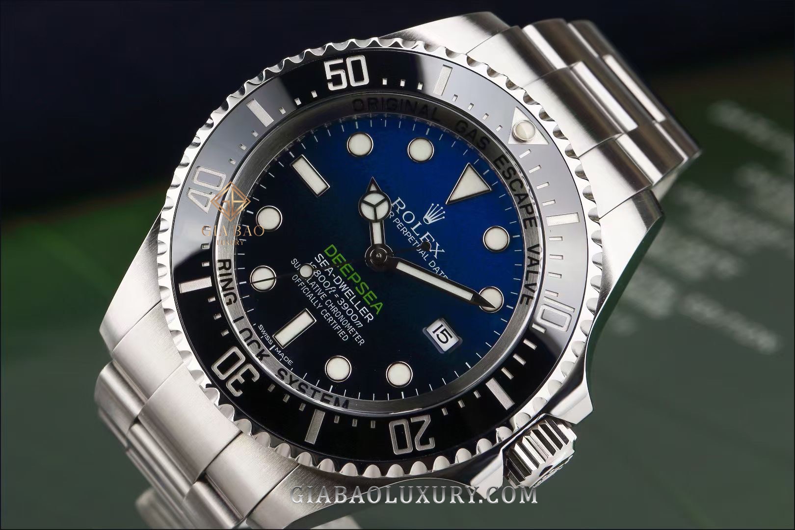 Đồng Hồ Rolex Deepsea 116660 Mặt Số Xanh D-Blue