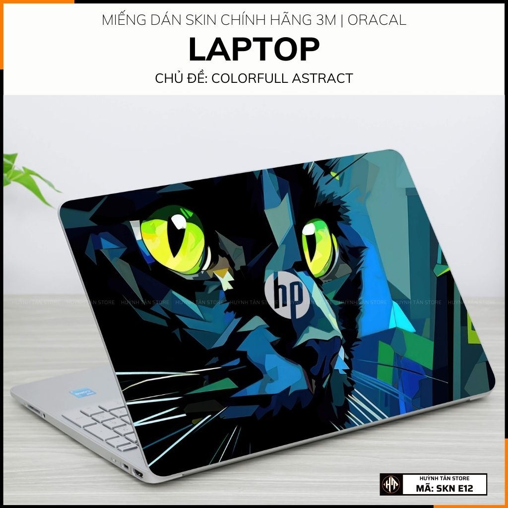 Dán skin laptop asus, dell , acer, hp, msi chính hãng ORAFOL nhập khẩu ĐỨC - SKIN 3M - LAPTOP - COLORFULL ASTRACT - SKN E12 phụ kiện điện thoại huỳnh tân store