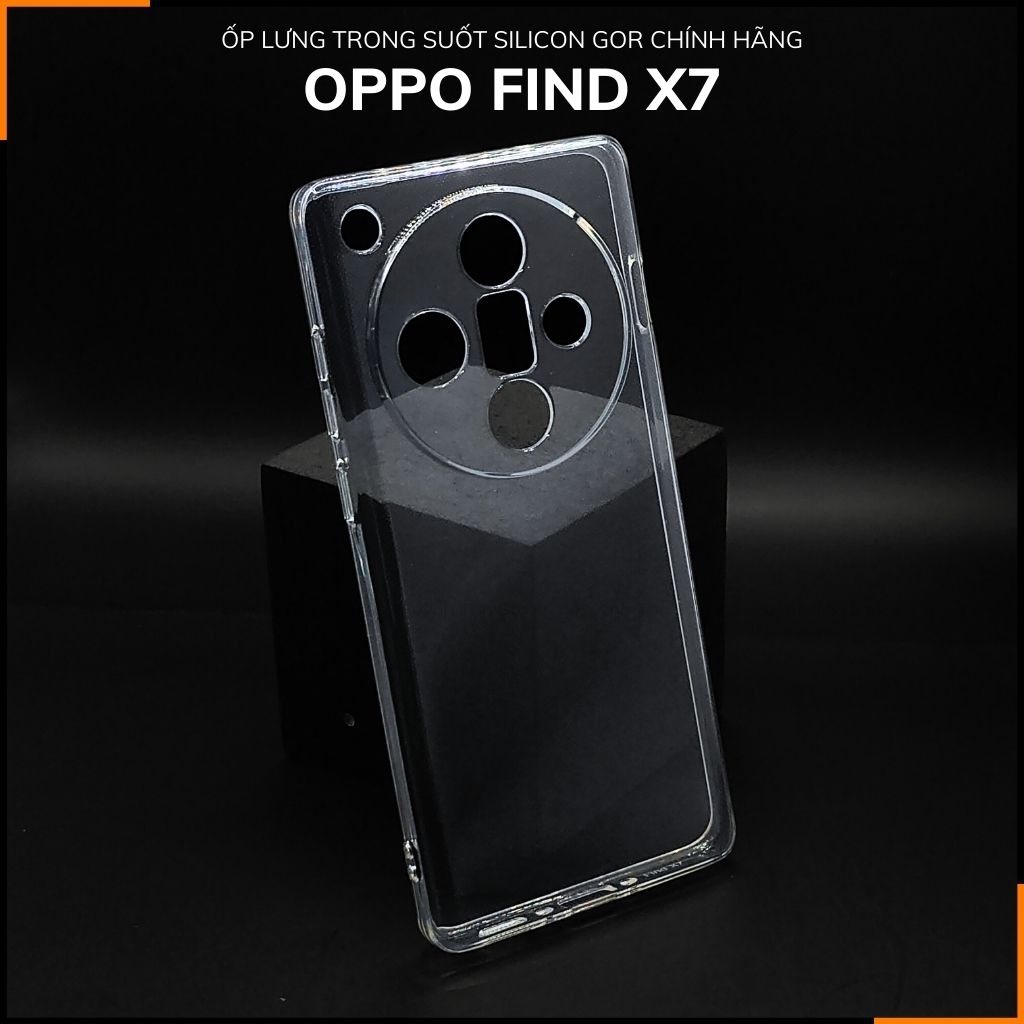 Ốp lưng oppo find x7 silicon GOR trong suốt chính hãng bảo vệ camera phụ kiện huỳnh tân store