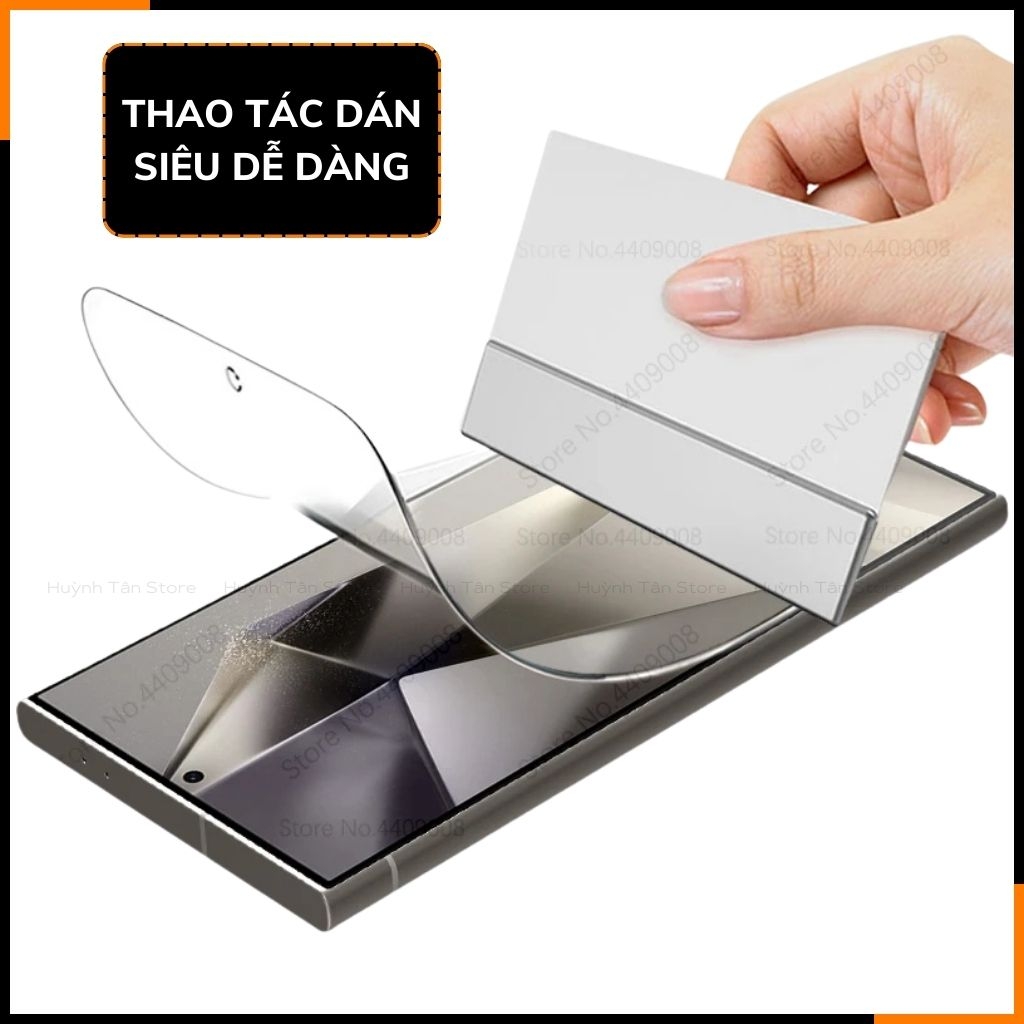 Miếng dán ppf TPU samsung s24 ultra s23 ultra s22 plus note 20 ultra note 10 plus trong suốt hoặc nhám 3 lớp huỳnh tân store