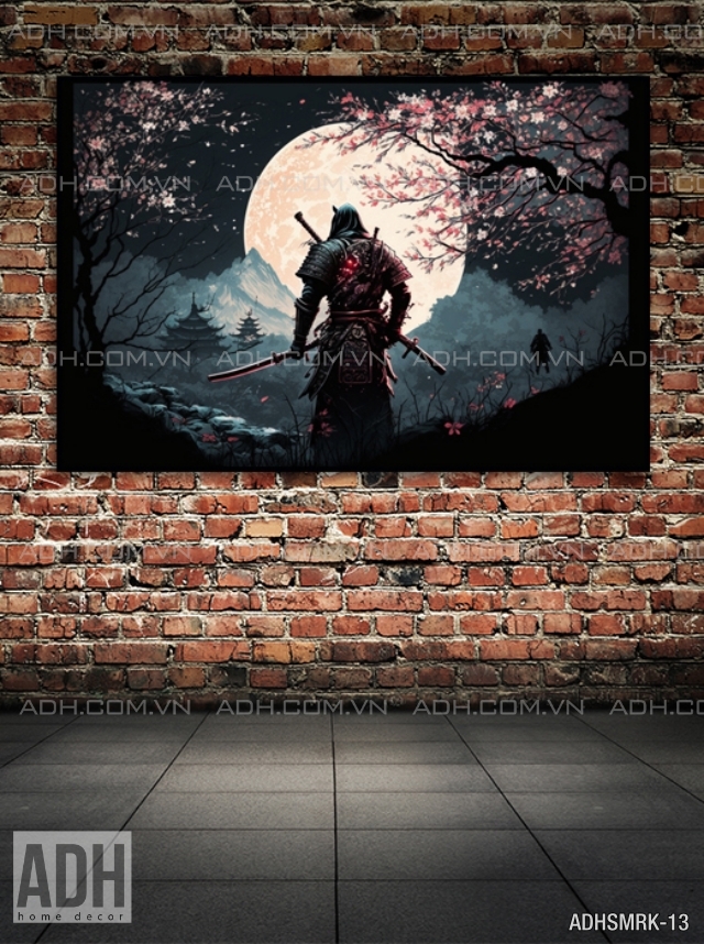 Tranh khung treo tường Samurai