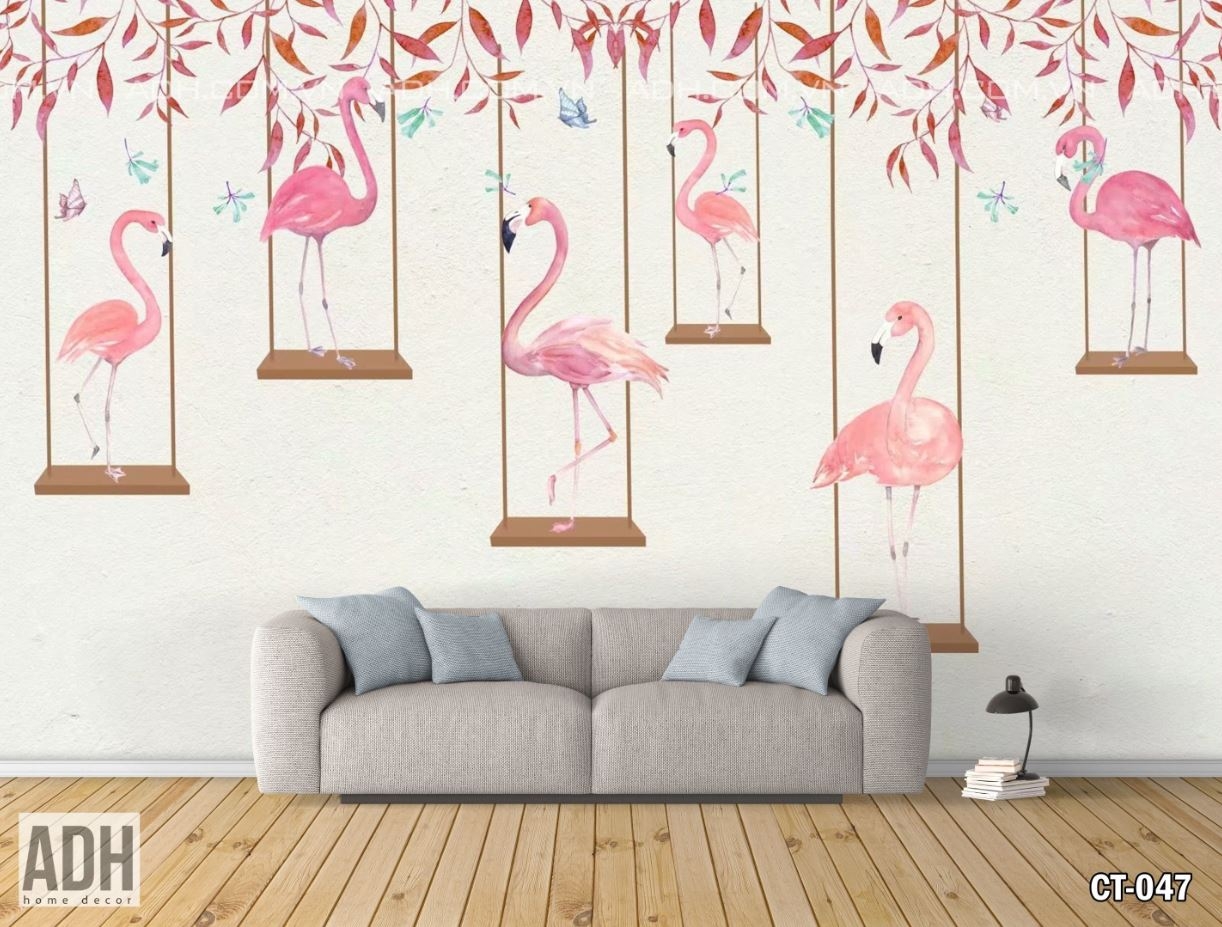 Tranh Dán Tường Flamingo CT-047