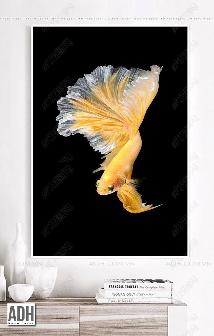 Tranh canvas cá vàng ADH00485