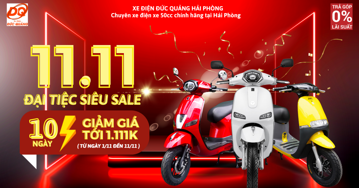 DẠI TIỆC SALE 11.11 XE ĐIỆN