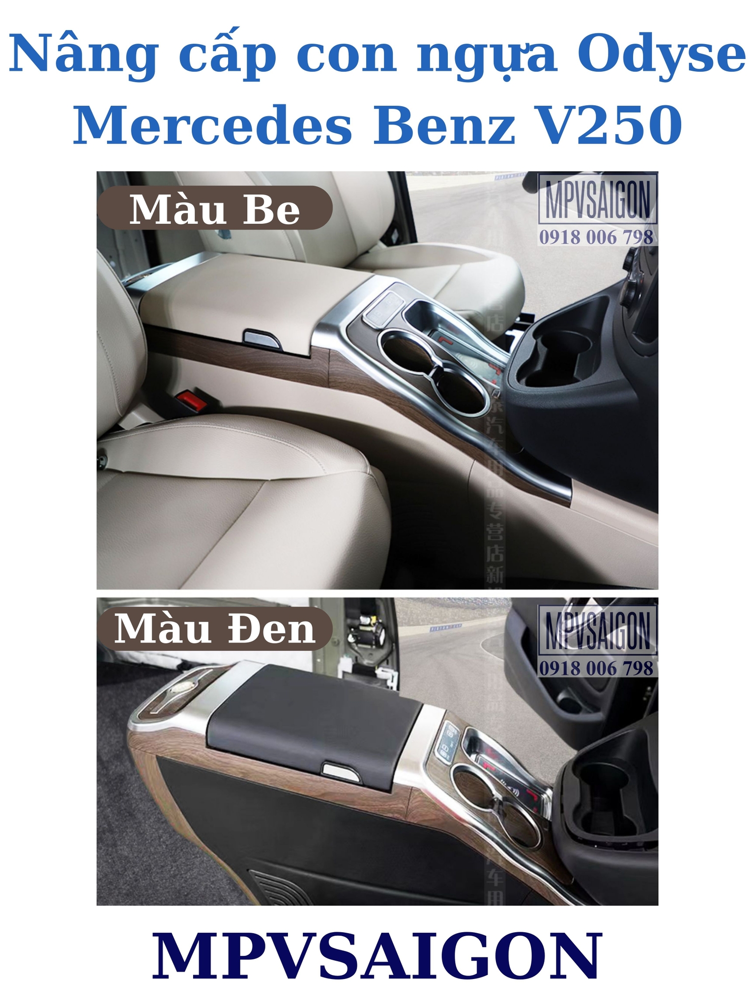 Con Ngựa Mercedes Benz V250 - Mẫu ODYSE