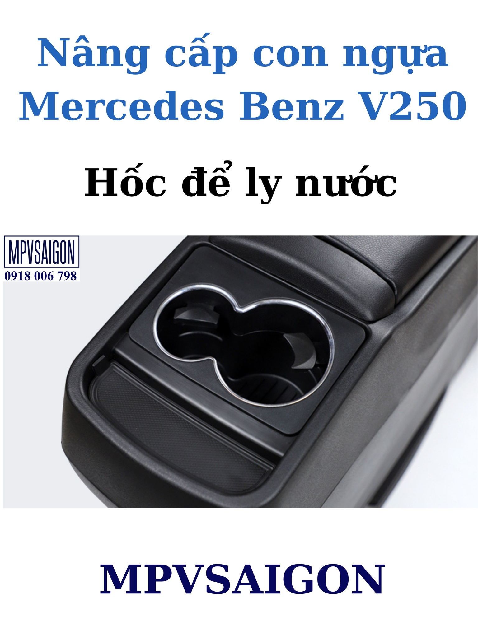 Nâng cấp con ngựa Mercedes Benz V250 AMG cho bản thường