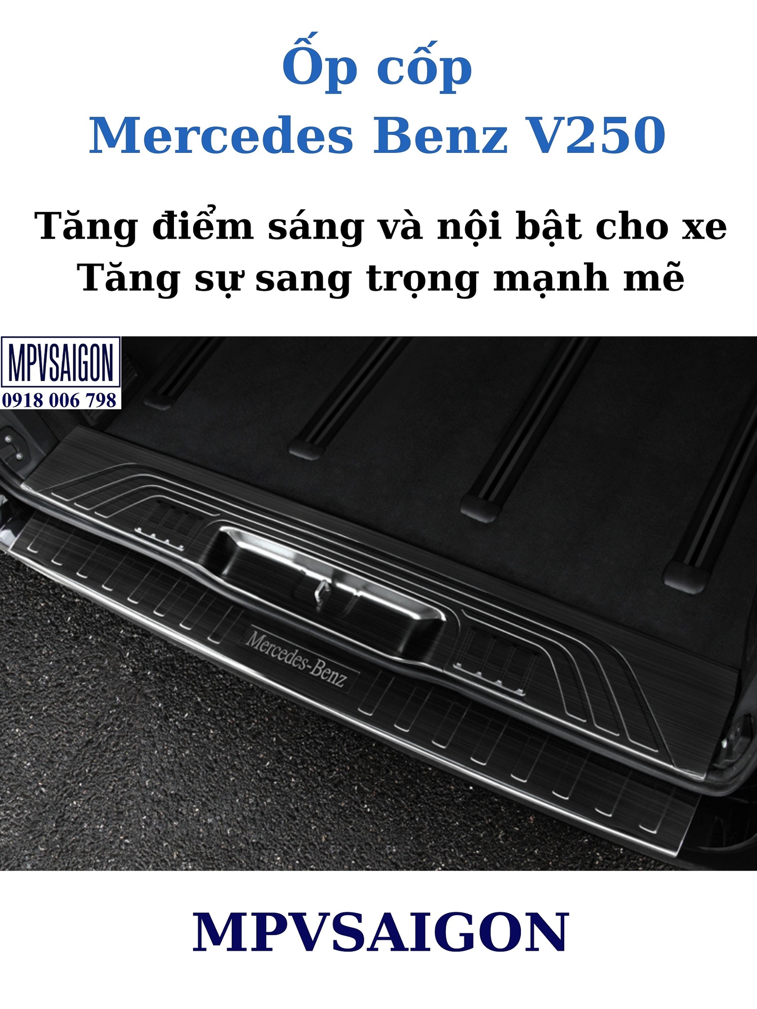Ốp Cốp dành riêng cho Mercedes V250