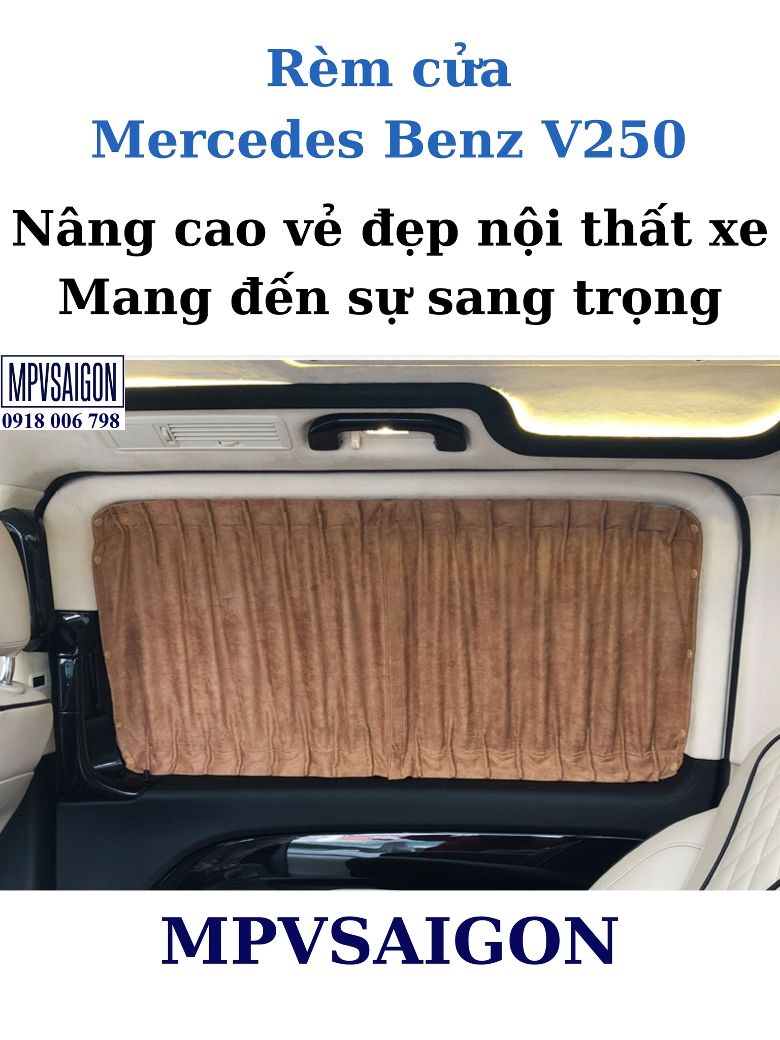 Rèm cửa Mercedes Benz V250