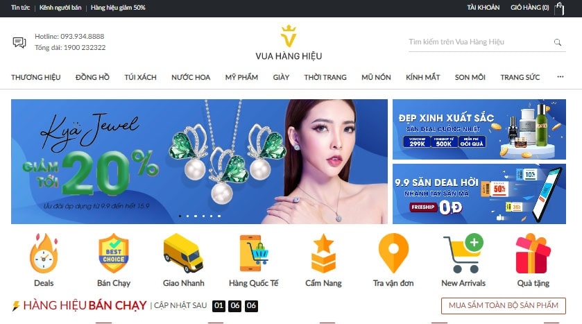 Shop nước hoa chính hãng vua hàng hiệu