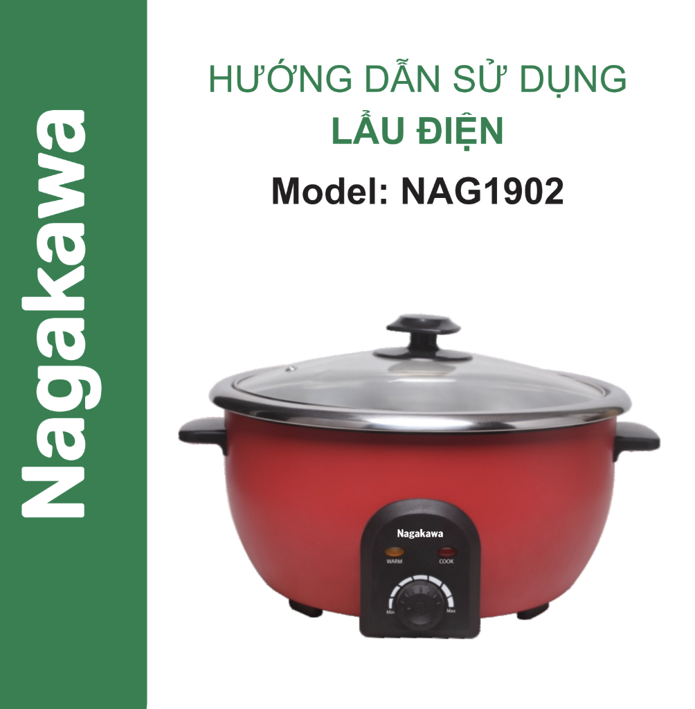 HDSD Lẩu điện Nagakawa NAG1902
