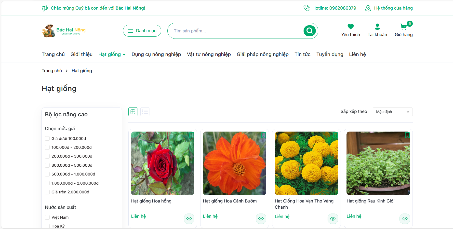 Hạt giống hữu cơ là gì? So sánh hạt giống hữu cơ và hạt giống thông thường