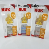 Bình sữa Nuk cổ rộng - Thuỷ Tinh