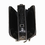 Túi đeo chéo nam da cá sấu màu đen