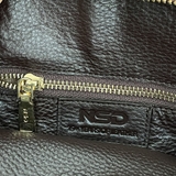 Túi bao tử nam da cá sấu màu đen