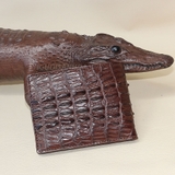 Ví nam da cá sấu màu nâu