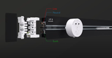 Thanh ray lắp điện âm socket-outlets SIMON 600-800-1000-1200mm màu đen
