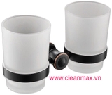 KỆ CỐC ĐÔI MÀU ĐEN - 23011B CLEANMAX