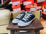 Converse classic thấp cổ da đen CTDD010