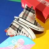 Converse 1970s Plaid cao cổ vải họa tiết CCVH063