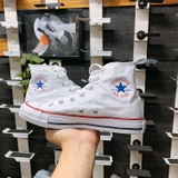 Converse classic cao cổ vải trắng