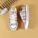 Outlet Converse Summer Stripes thấp cổ vải nhiều màu sắc CTVN031