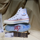 Converse 1970s cao cổ vải trắng