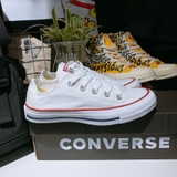 Converse classic thấp cổ vải trắng CTVT015