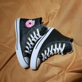 Converse cao cổ da đen CCDD029