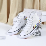 Converse Custom Pride By You cao cổ vải trắng converse9