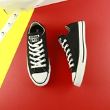 Converse classic thấp cổ vải đen (hai phiên bản) CTVD032