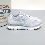 Skechers knit thấp cổ vải ghi STVG001