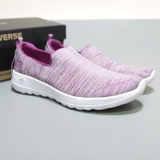 Skechers slip-on thấp cổ vải tím STVT001