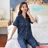 bo-do-pijama-cap-doi-quan-dai-tay-ngan-lua-satin-mem-qm504