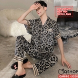 bo-pijama-nam-tay-ngan-quan-dai-lua-luxury-cao-cap-mac-ngu-thoai-mai-qm890