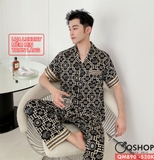 bo-pijama-nam-tay-ngan-quan-dai-lua-luxury-cao-cap-mac-ngu-thoai-mai-qm890