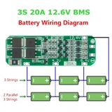 Mạch sạc cho 3 Pin 3,7V mắc nối tiếp