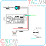 Mạch Điều Khiển Tốc Độ Và Chiều Động Cơ DC9V-60V 20A