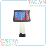 Ma Trận Nút Nhấn 4x4 Nhựa (Keypad Matrix 4x4)