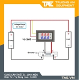 Đồng Hồ Đo Dòng Và Áp DC 10A - 50A - 100A-0 - 100VDC