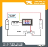 Đồng Hồ Đo Dòng Và Áp DC 10A - 50A - 100A-0 - 100VDC