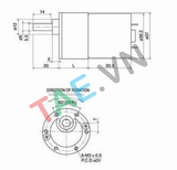 Động Cơ Giảm Tốc 12V 37GB520 (Nhiều Loại Tốc Độ)