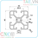 Nhôm Định Hình 4040