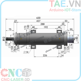 Trục Cưa Jindi  9000Prm